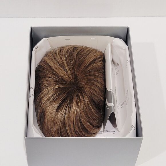 Ellen Wille Top Power Lace Top Synthetic Hair Topper Lace Front Caramel Rooted - Picture 4 of 16